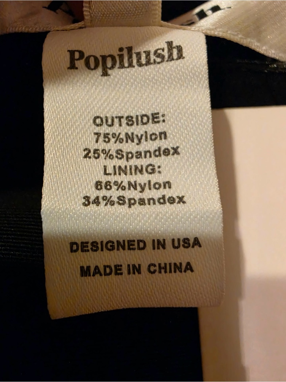 Faux Leather Mini Skirt with Built in Shapewear size L NWT by Popilush - Picture 8 of 11